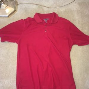 Red polo pebble beach shirt